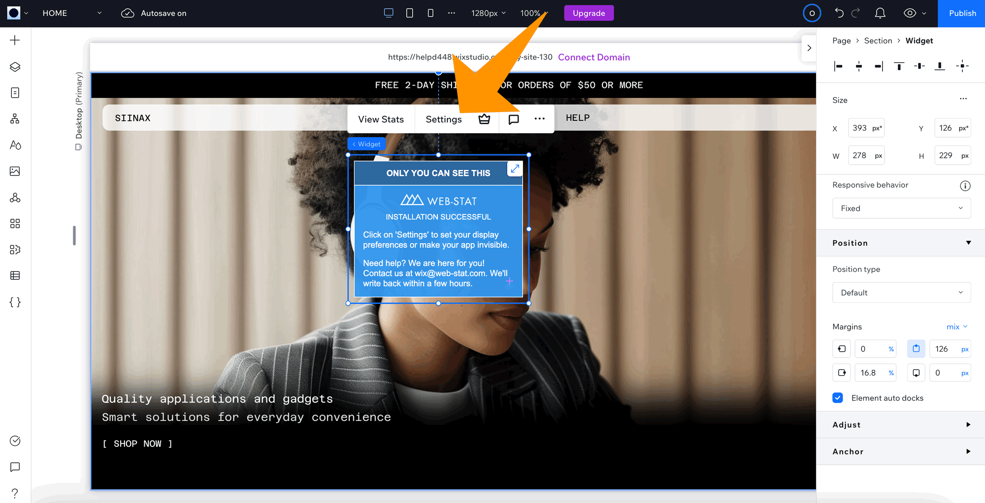 Adicionar Web-Stat 5