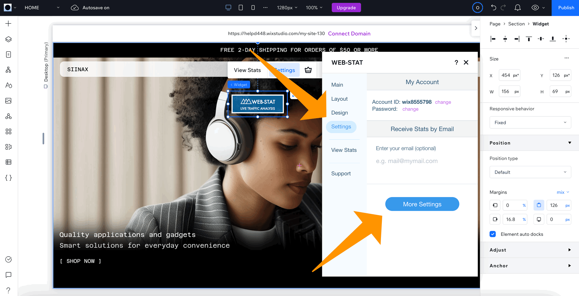 Adicionar Web-Stat 7