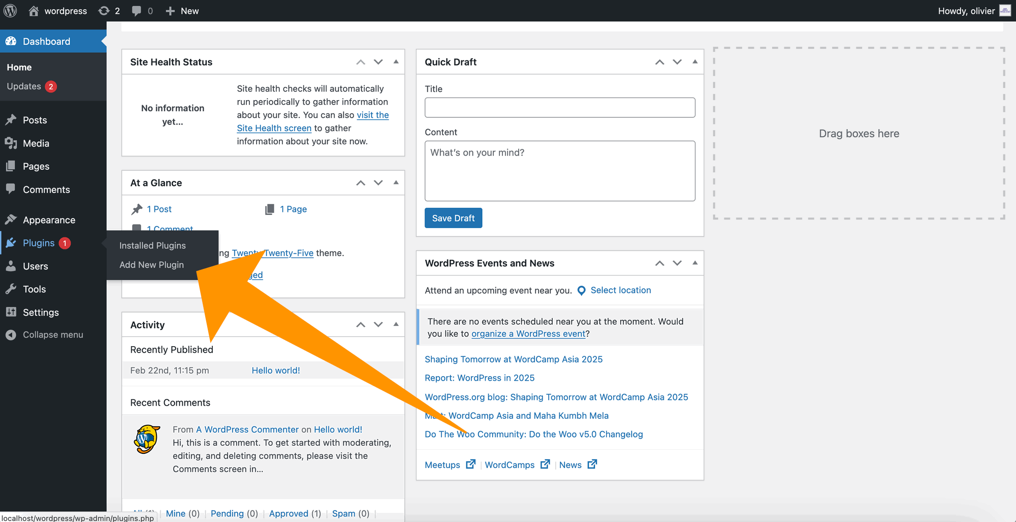 Adicionar Web-Stat 1